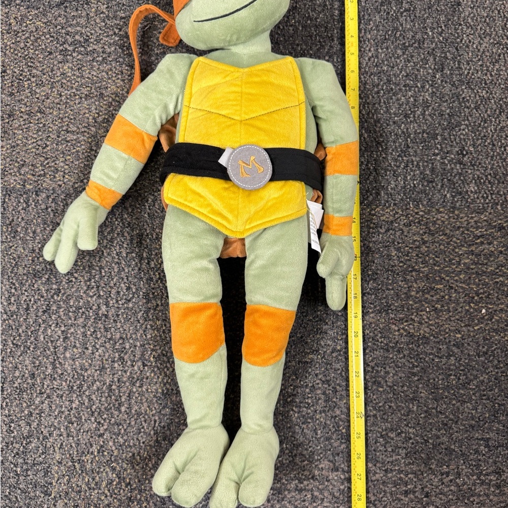 Nickelodeon 26” Teenage Mutant Ninja Turtles Michelangelo plush pillow buddy - Picture 2 of 6